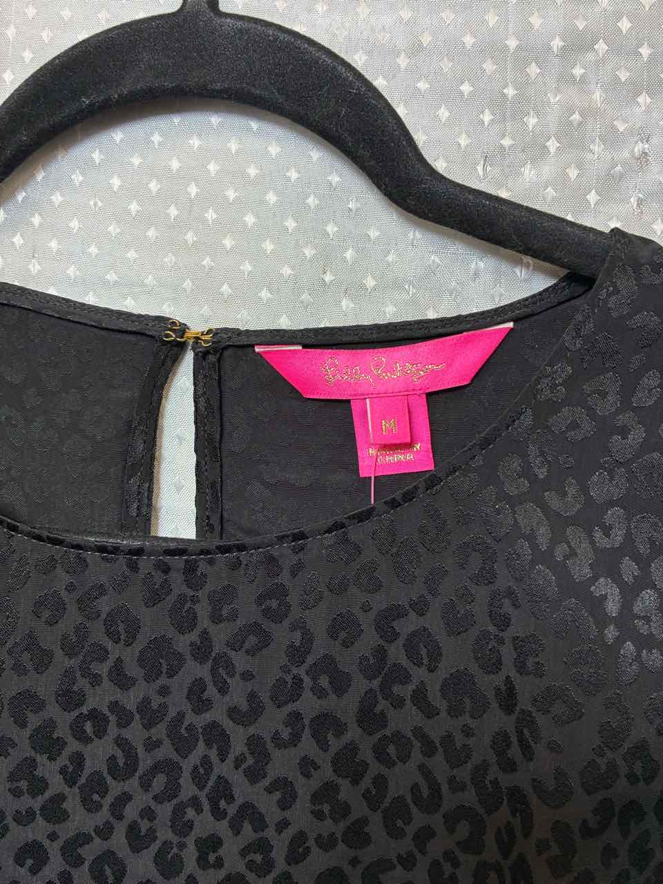 Lilly Pulitzer black Blouse size Med