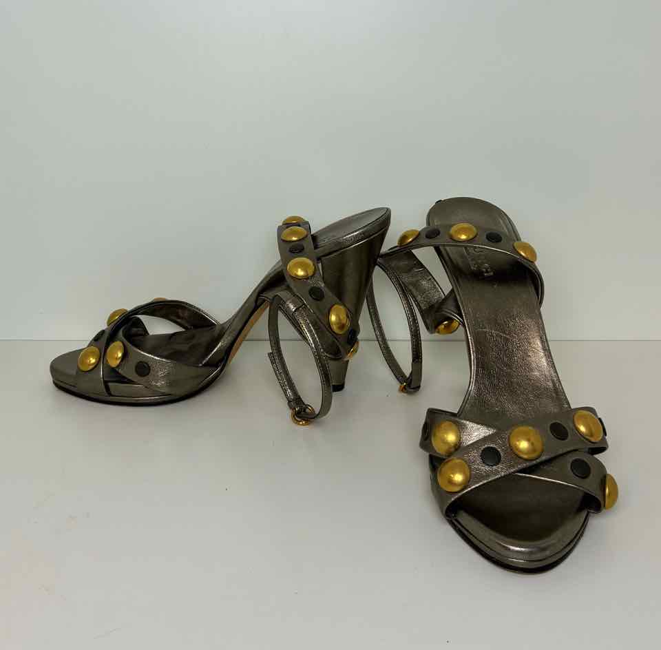 Gucci Bronze Shoe Size 8.5 Pumps