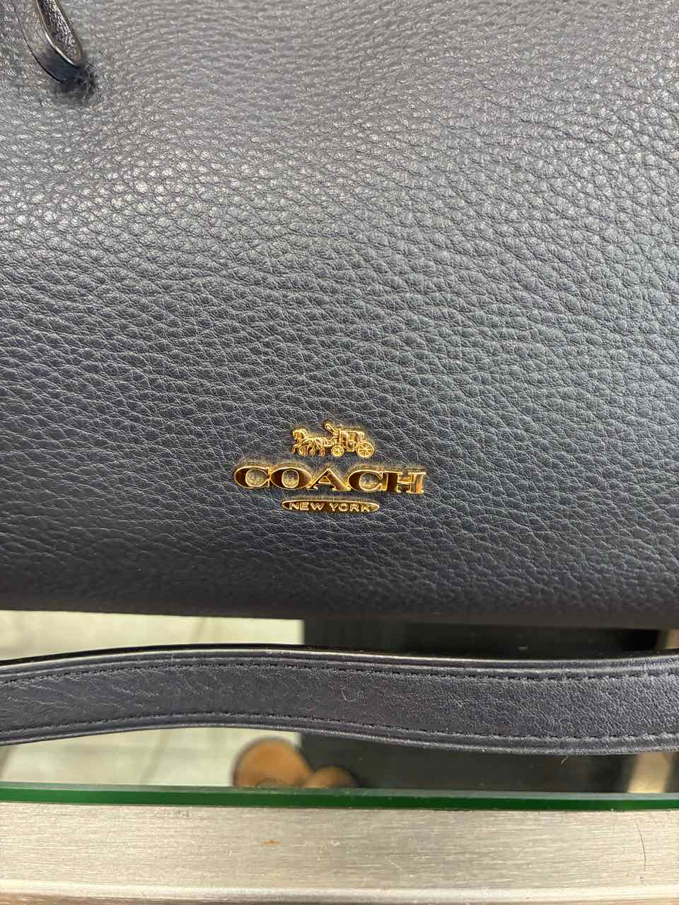 Coach Mia Shoulder Bag in refine Navy Blue