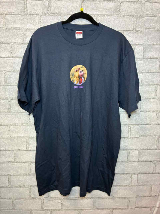 Supreme XL Navy Miss Piggy Shirt