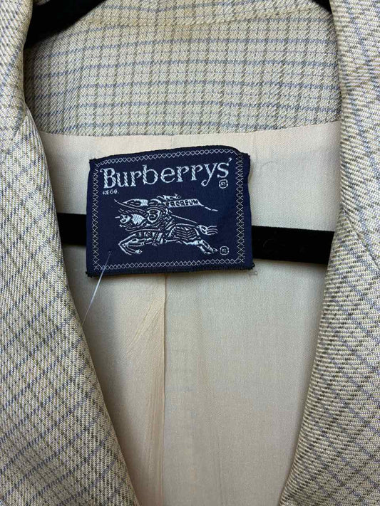 Size L Burberry Tan/Yellow  Blazer