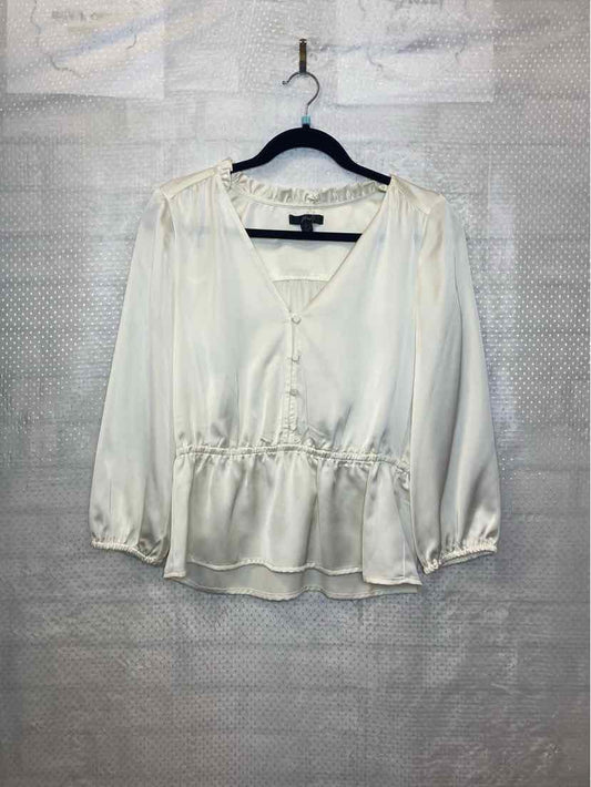 J Crew Front button ivory cream Blouse S