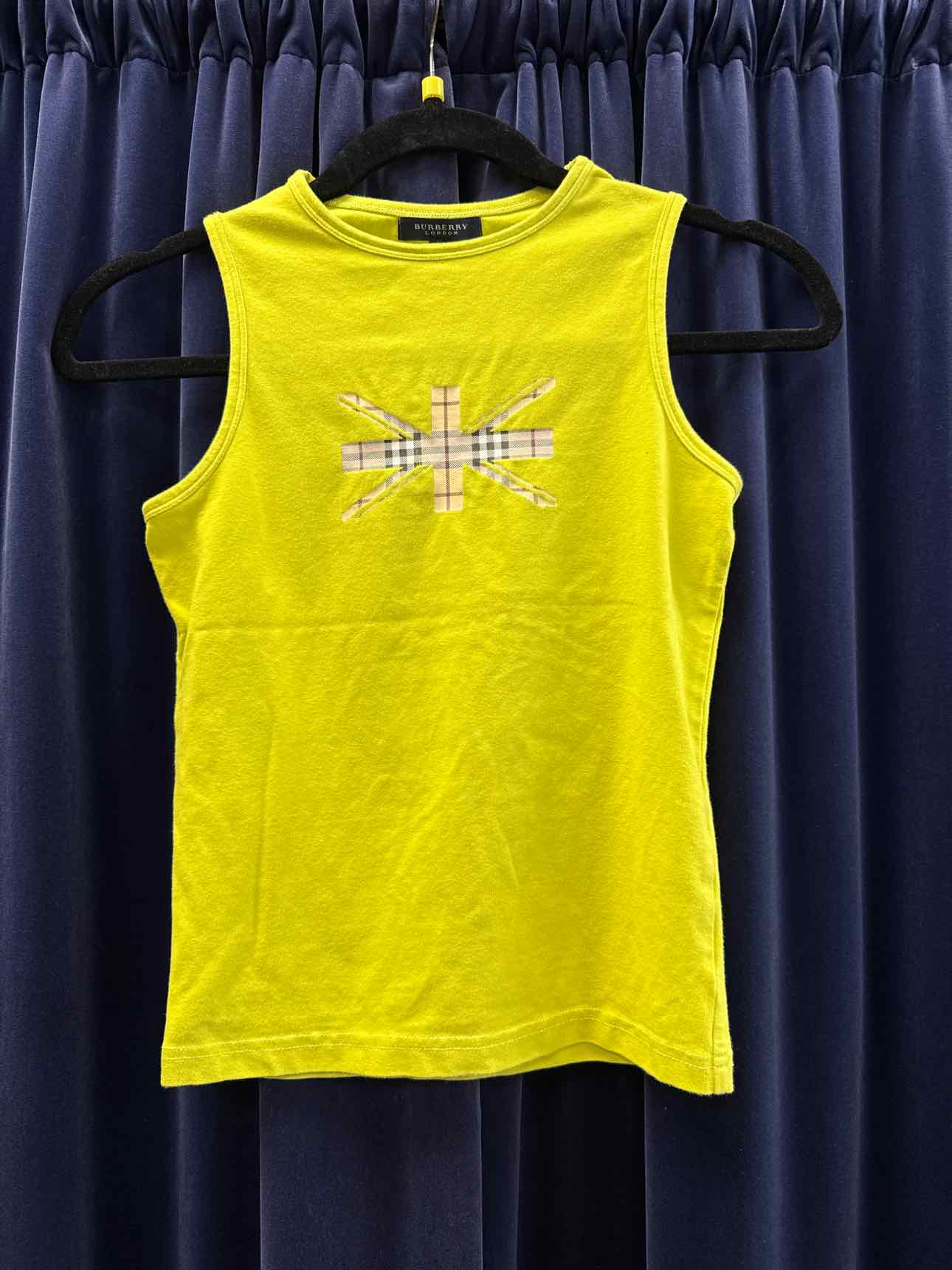 Burberry Tank Top XS Cotton Union Jack Nova