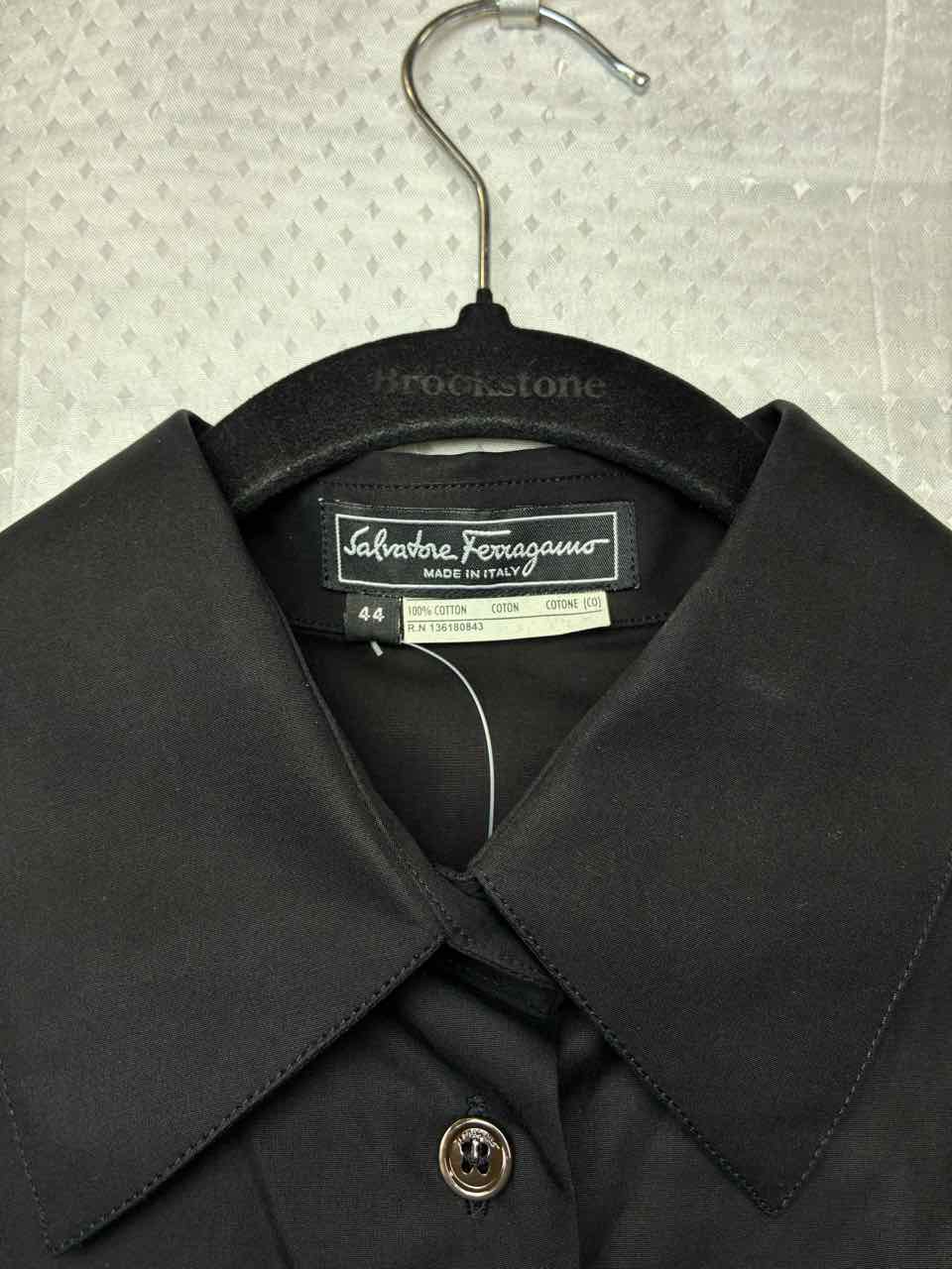 Ferragamo Black Blouse size 44
