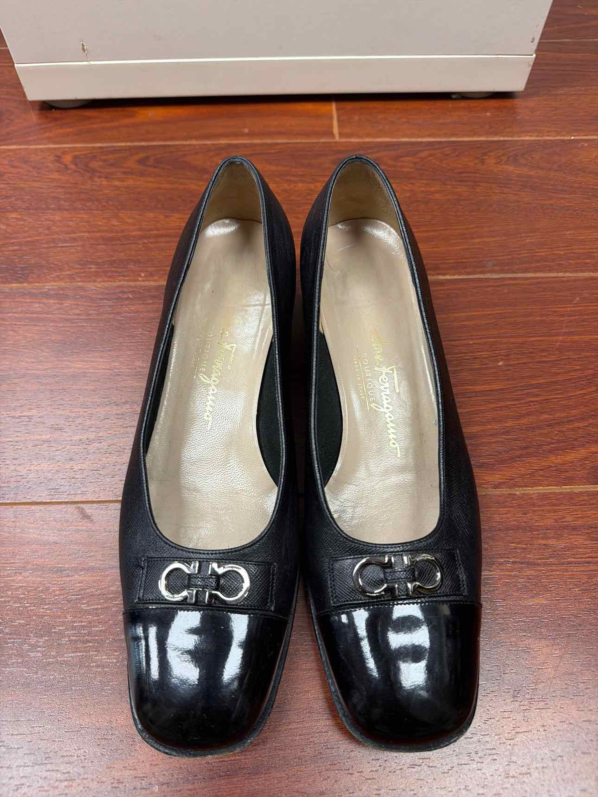 Ferragamo black loafers