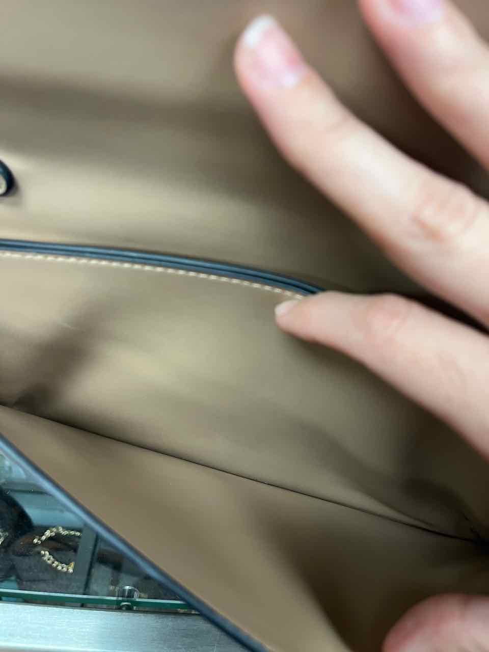 Valentino Garavani Beige Rockstud Foldover Clutch