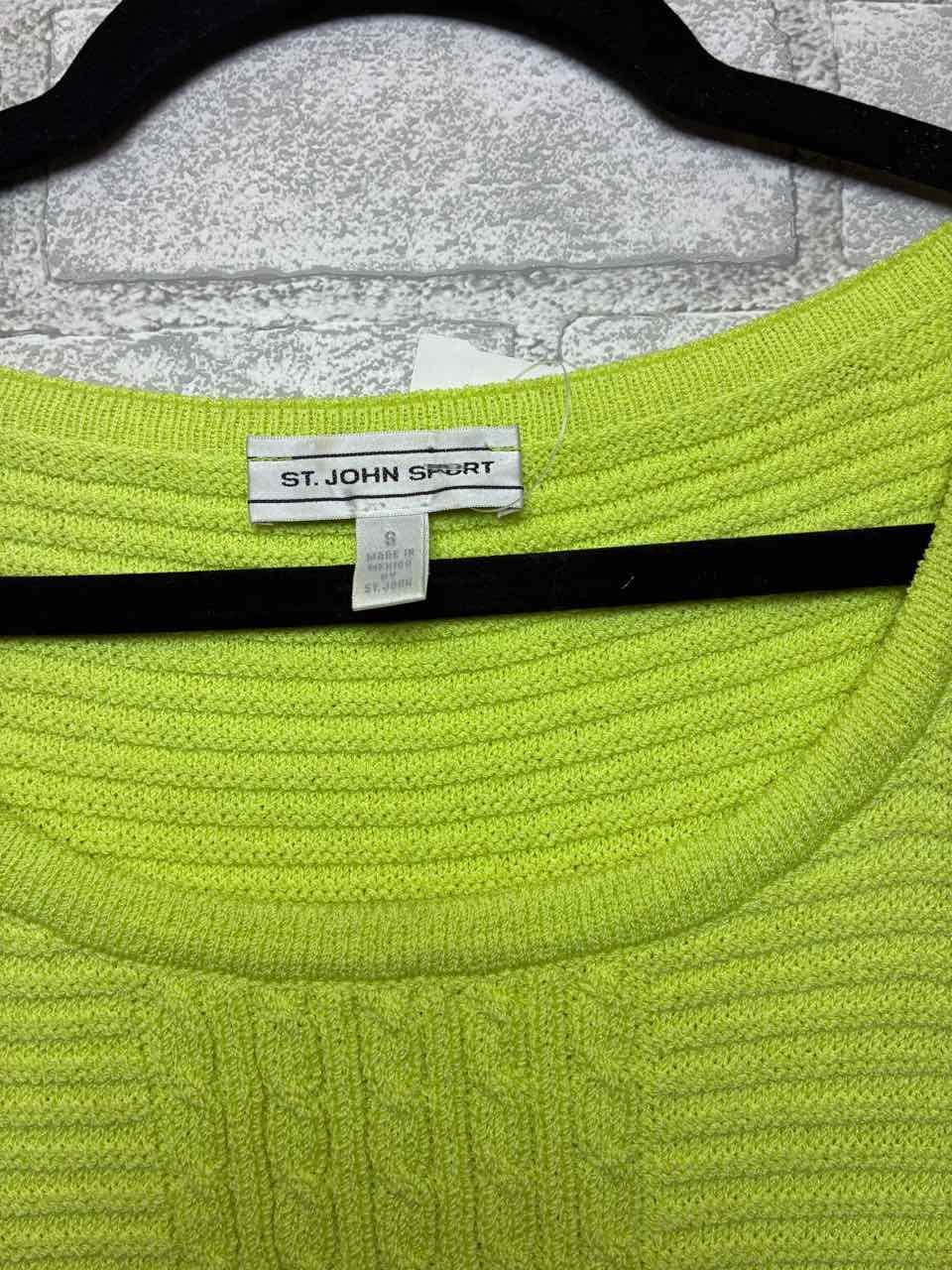 St John Knit Lime Green Tank Size 8