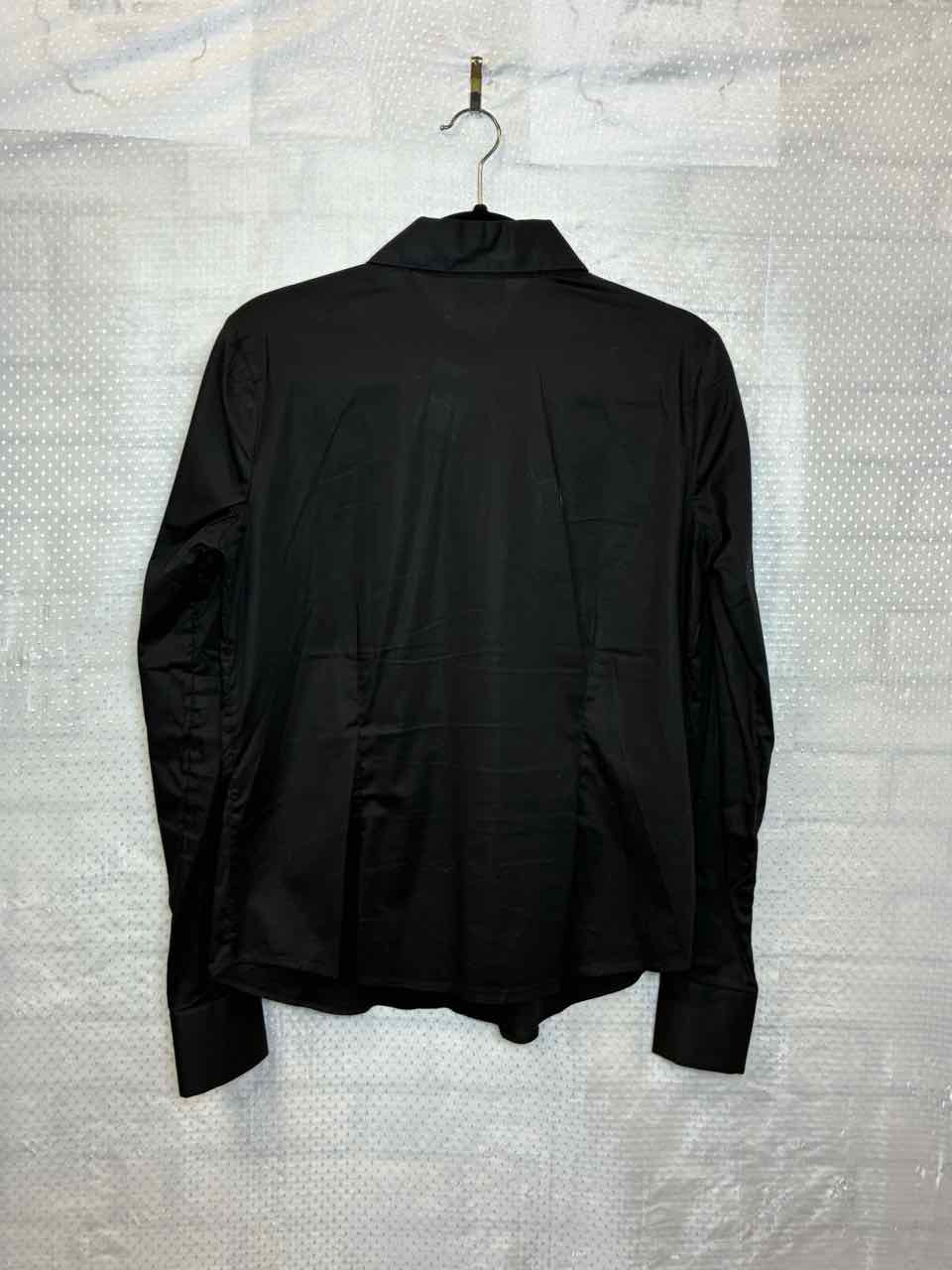 Ferragamo Black Blouse workers blouse Size 44