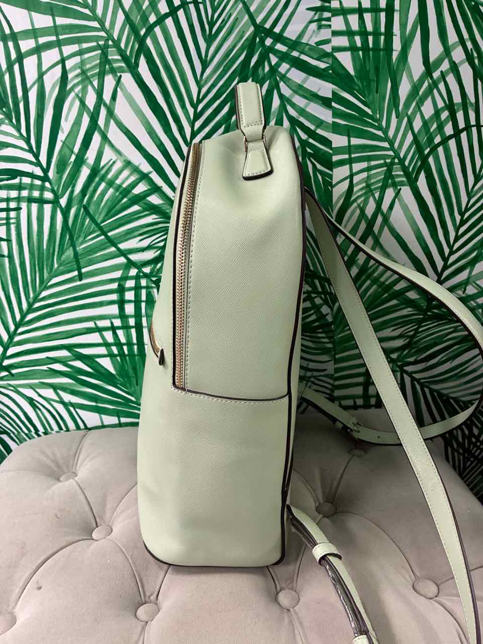 Kate Spade Light Olive Leather Large Backpack