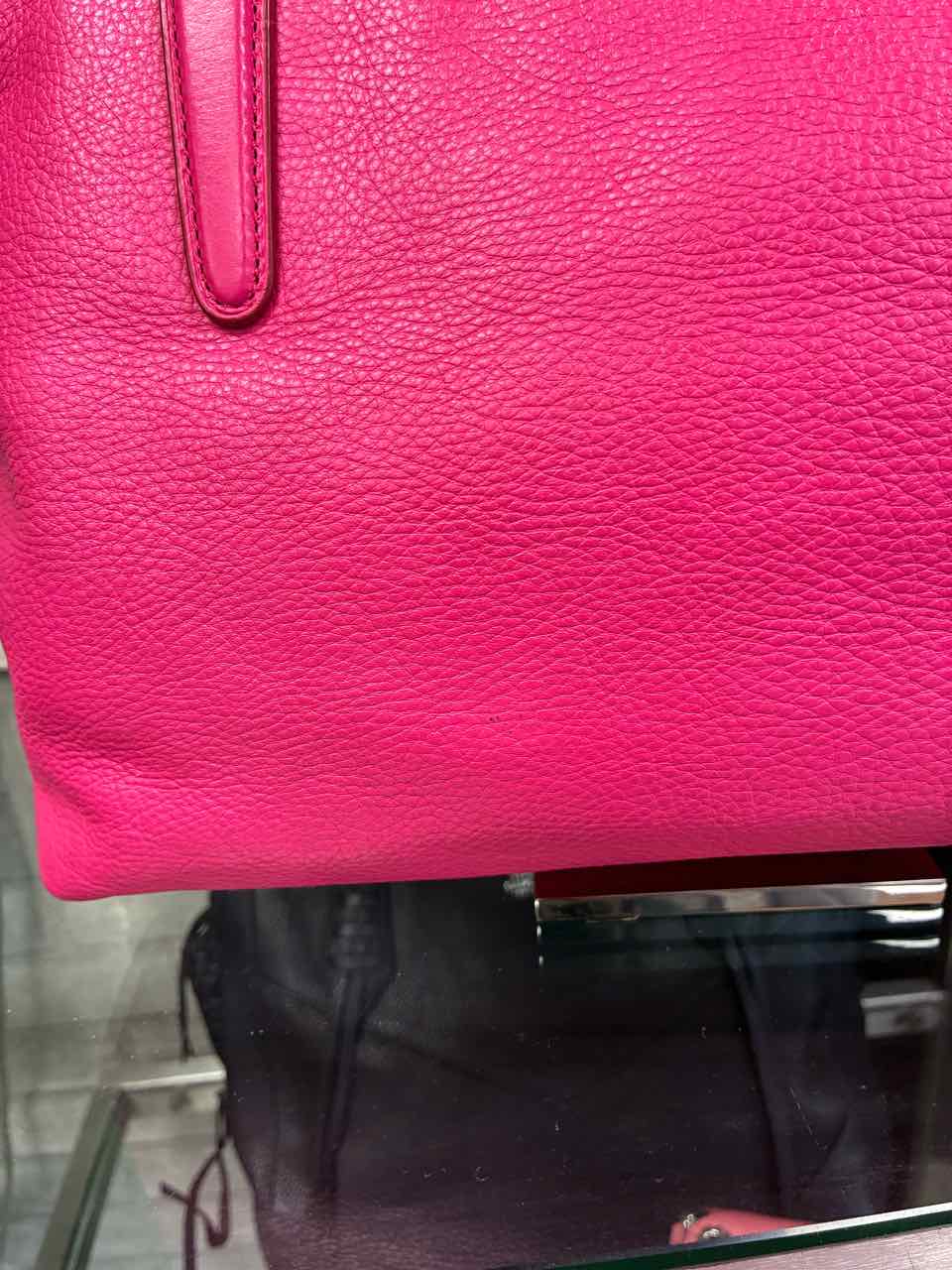 Coach Ellis tote in hot pink pebbled leather