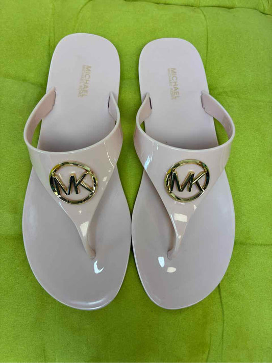 Michael Kors Size 9 Lillie Jelly Thong Soft Pink