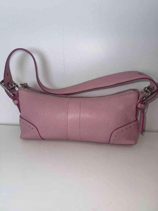 Coach Pink Vintage Leather Shoulder Bag