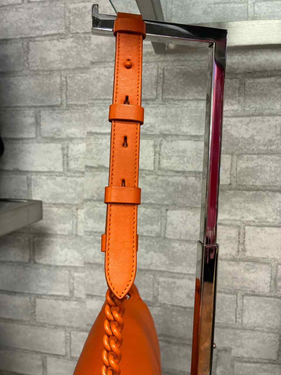 Salvadore Ferragamo Vara Bow Orange Shoulder Bag