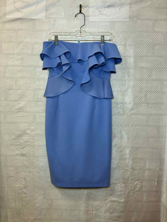 Alexa Admor Lia Ruffle Strapless Sheath Dress Size 6