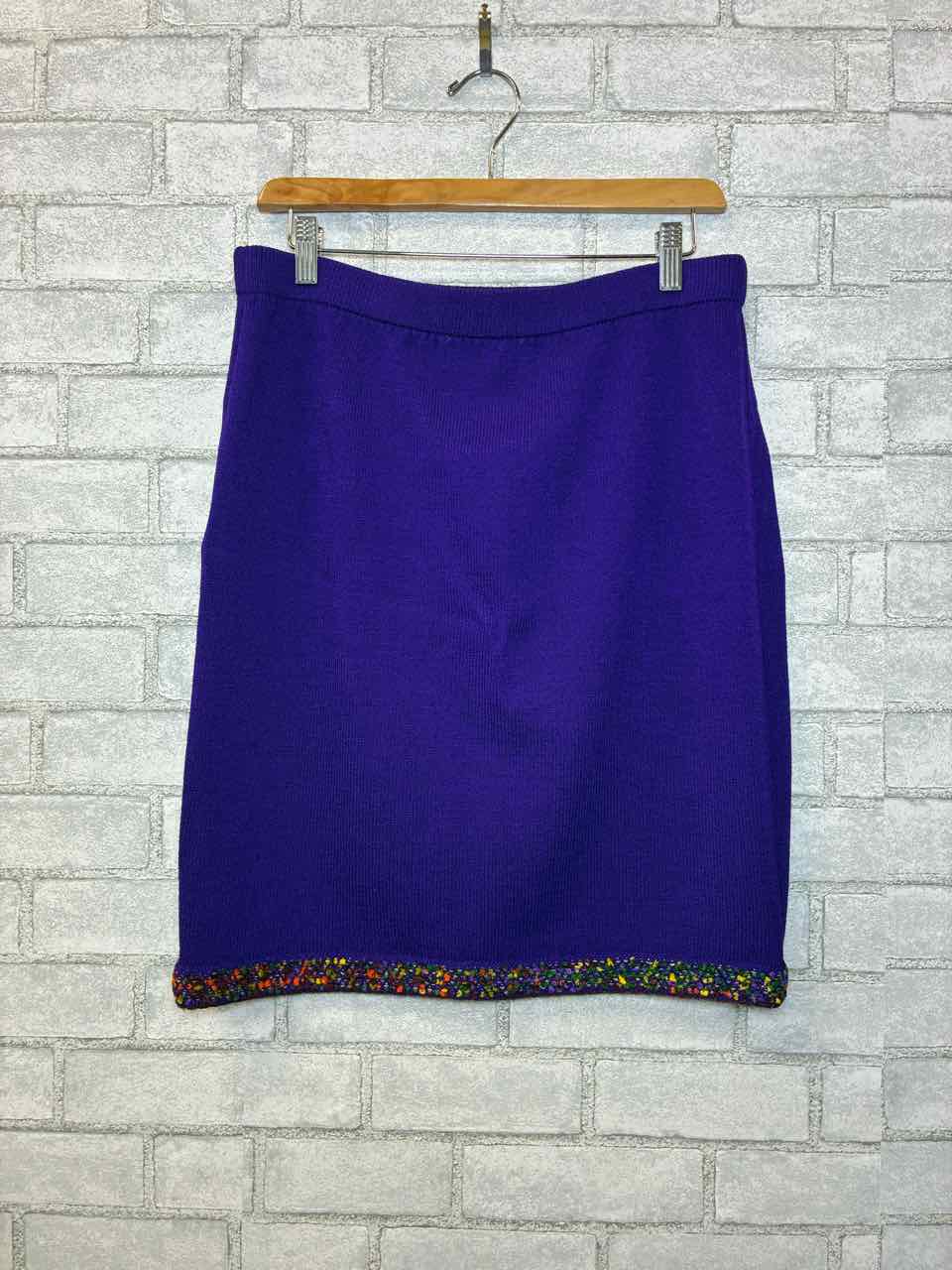 St John Two Pc Purple Suit size 6