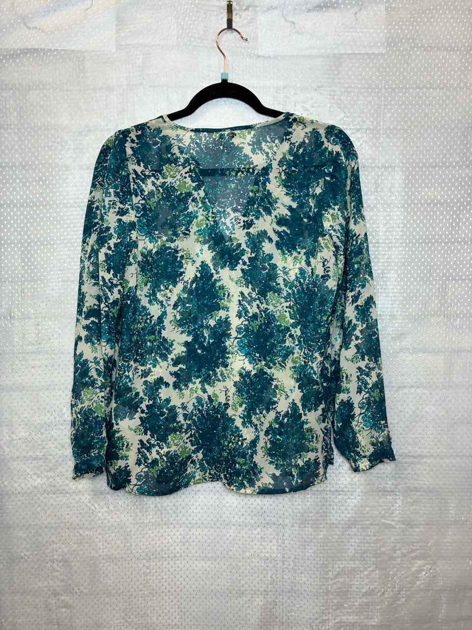 Joie Blue Print Blouse Size XS