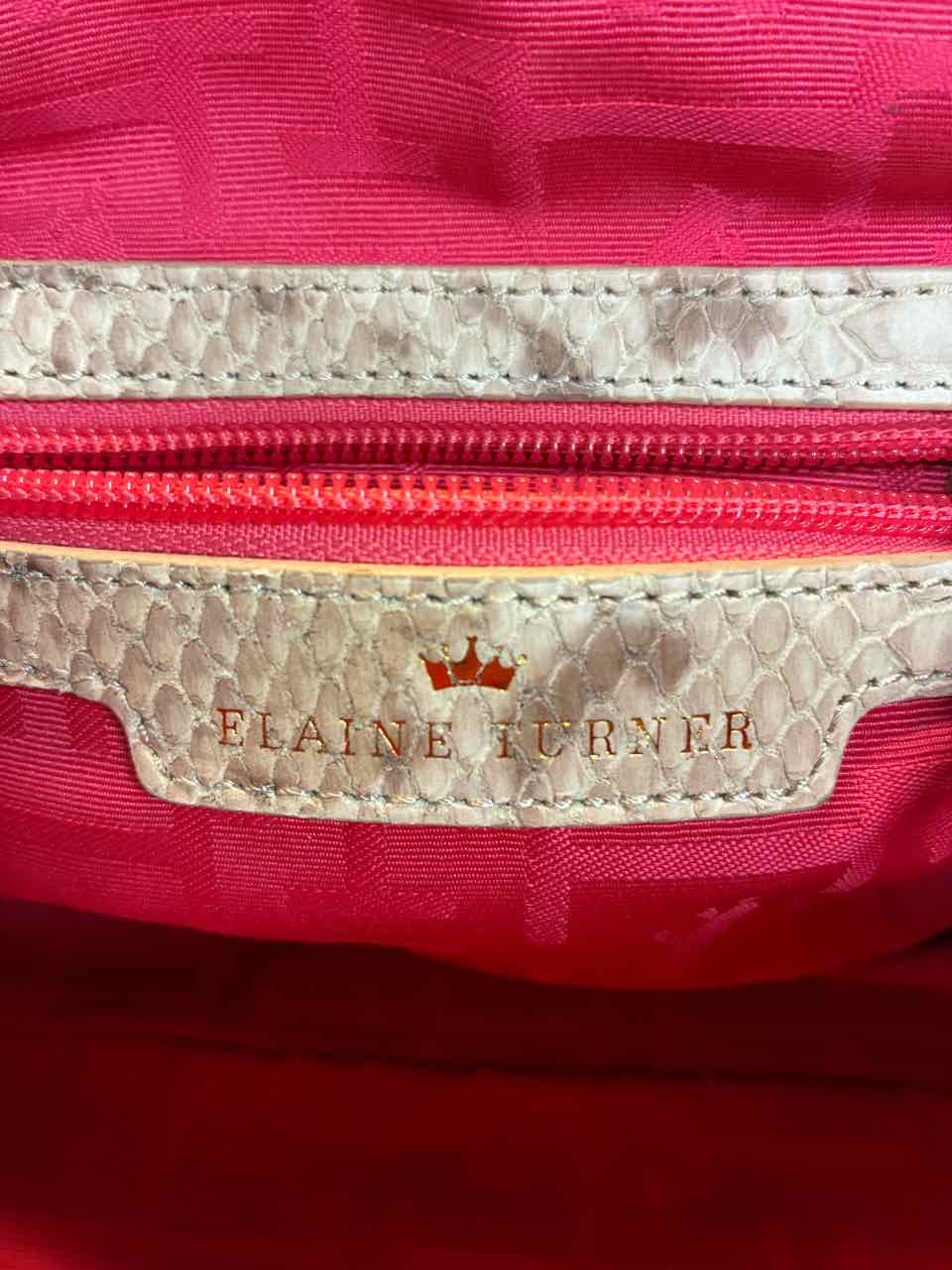 Elaine Turner Female Beige Purse