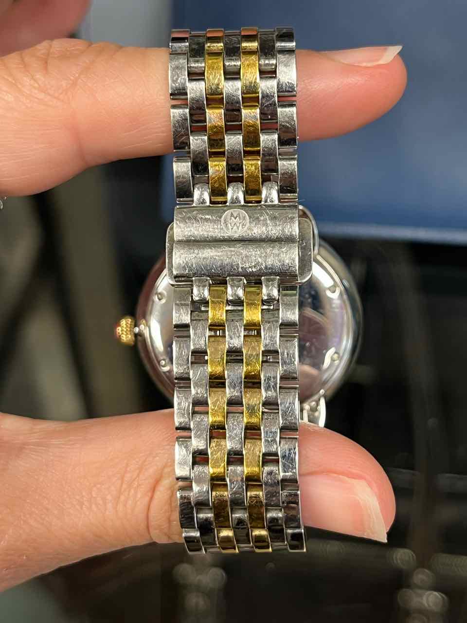 Michele Serien Mid 2 tone Diamond Bezel  Wristwatch