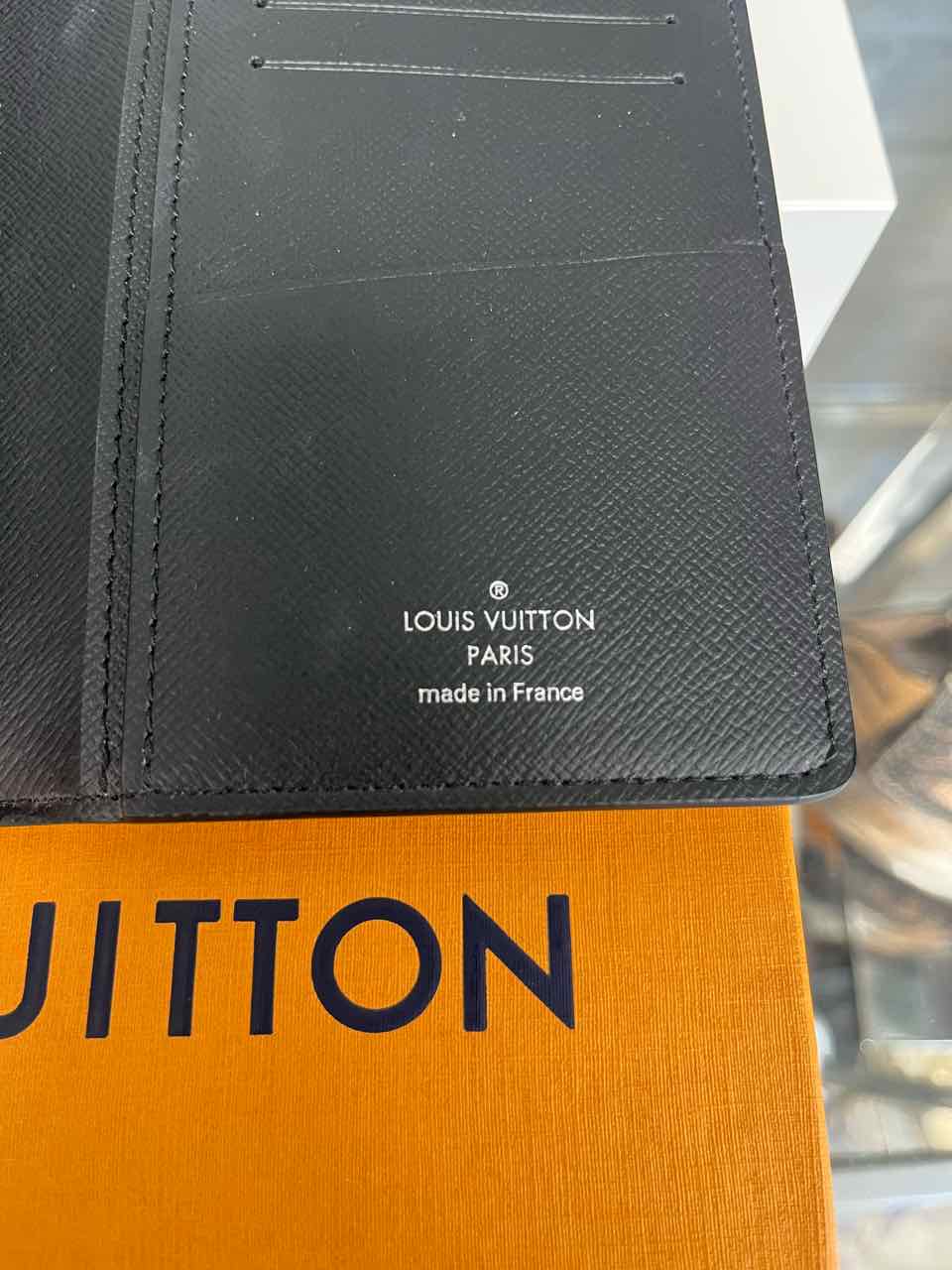 Louis Vuitton Black Monogram Brazza Wallet