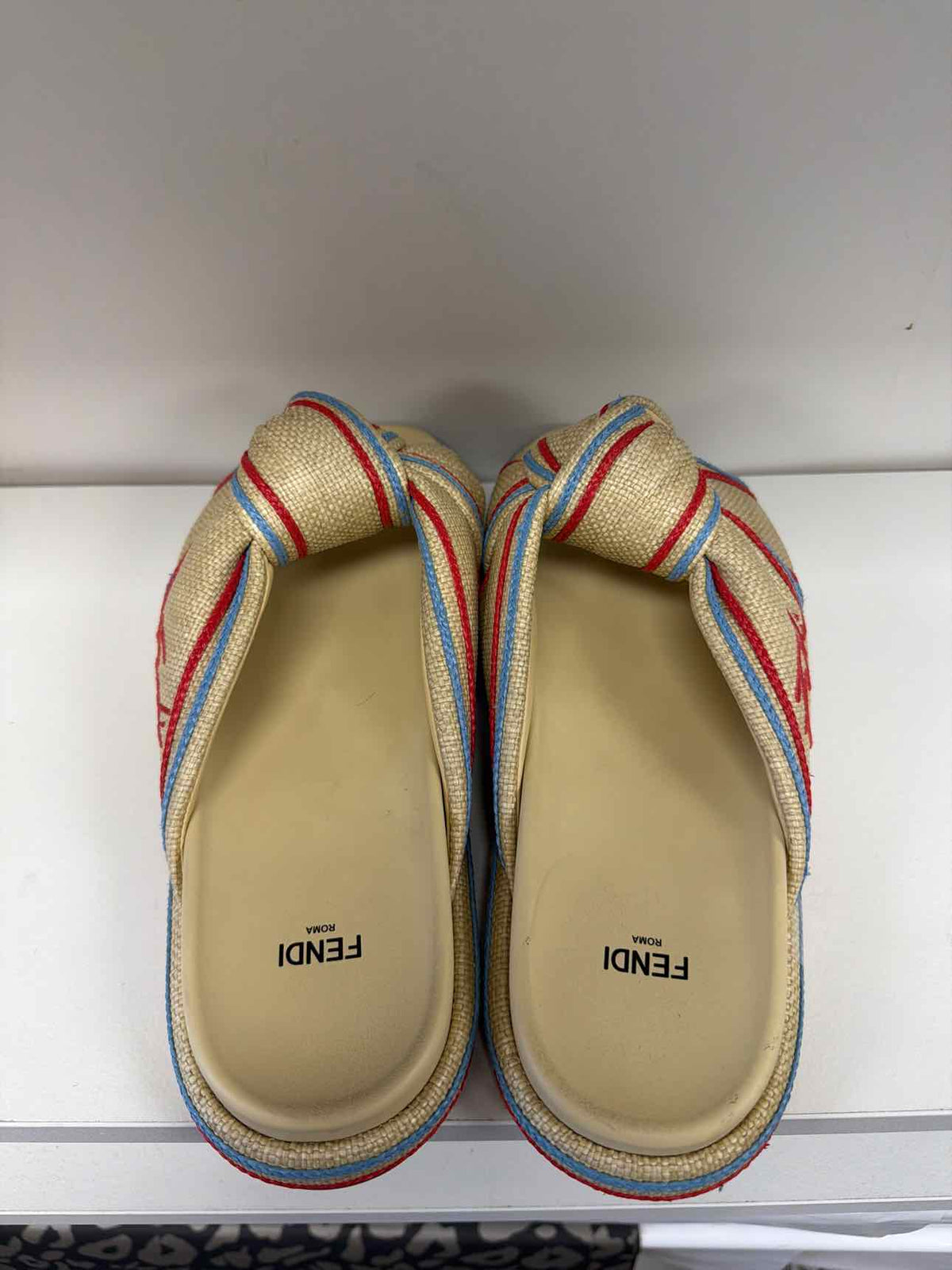 Fendi tan sandals