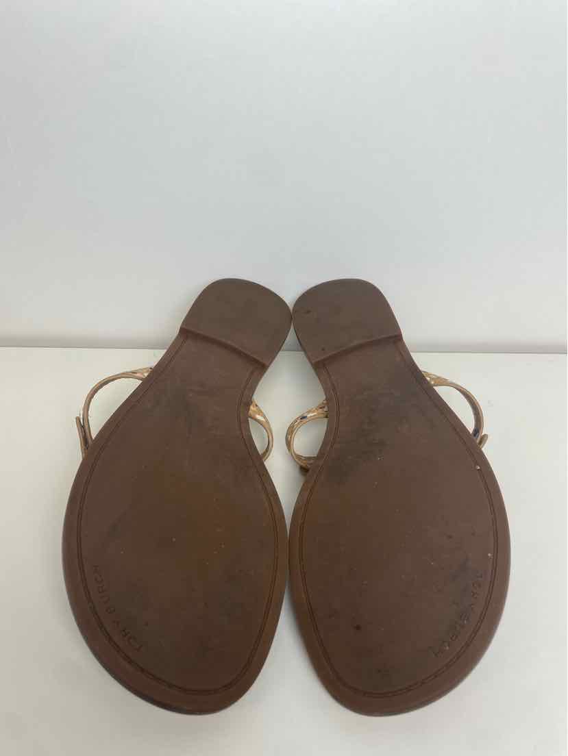 Tory Burch Size 8.5 New Ivory Confetti Cork Sandal