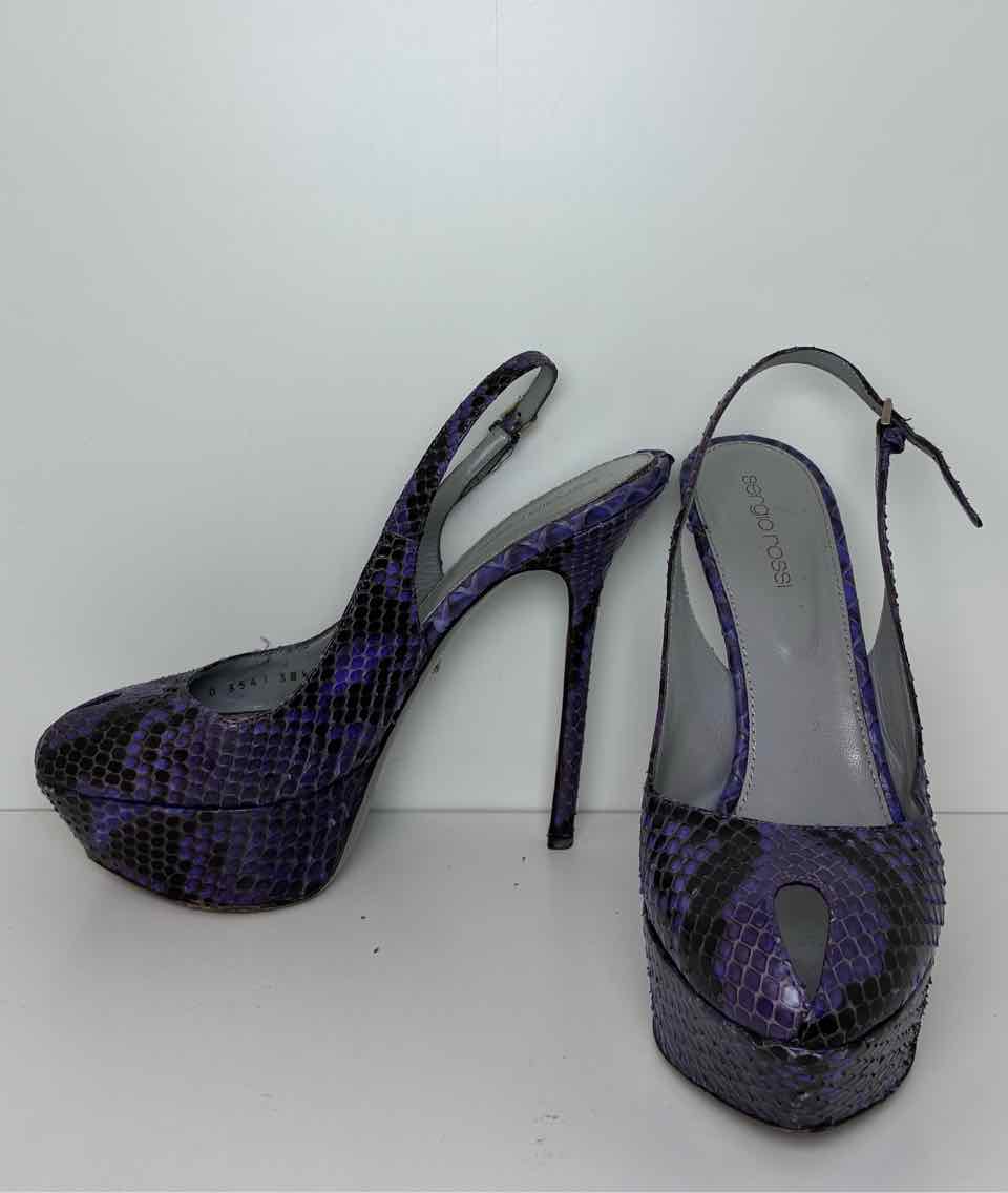 Sergio Rossi Purple Shoe Size 8 1/2 Pumps