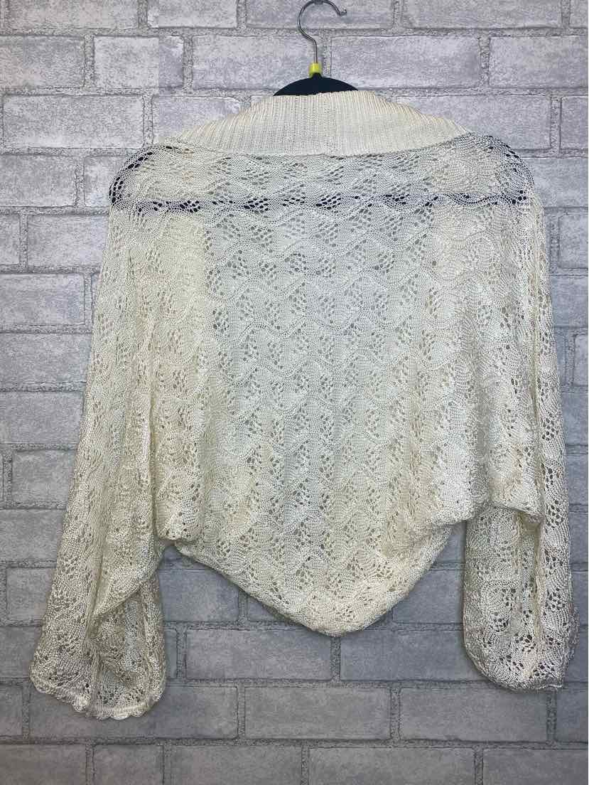 Marciano Small Cream Open Knit Shawl