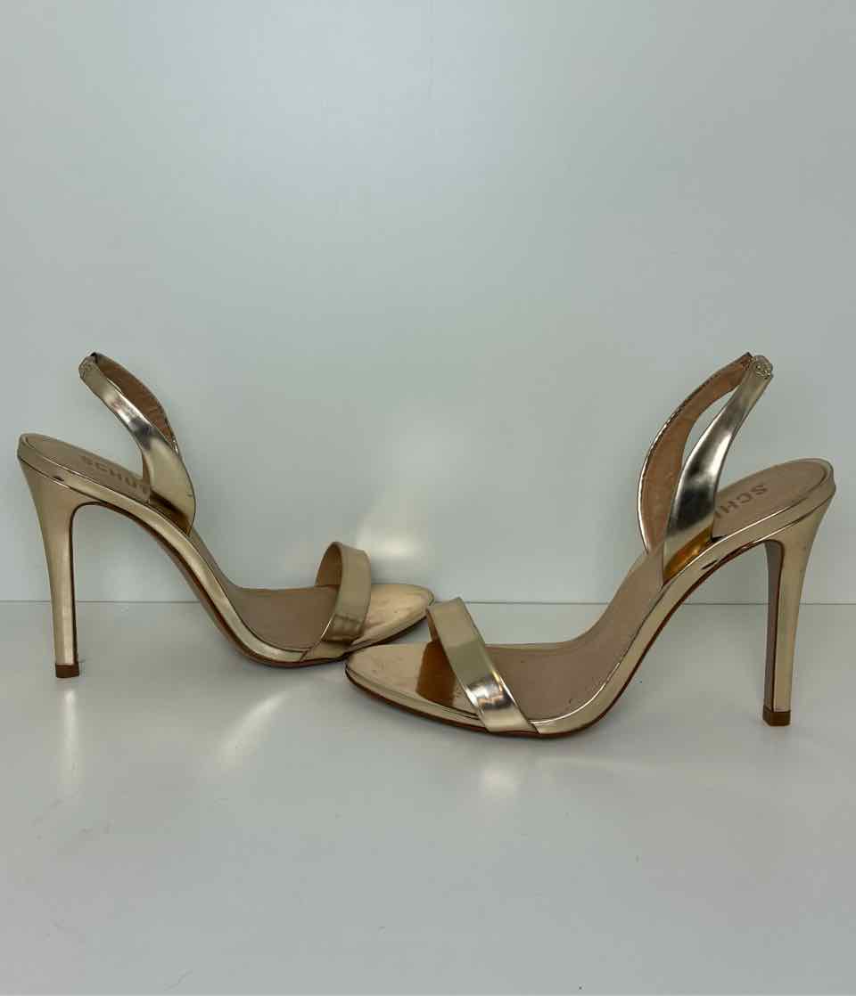 Shultz Size 8 Rose Gold Heels