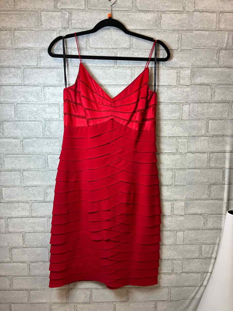 Size 6 Chetta B Red Dress