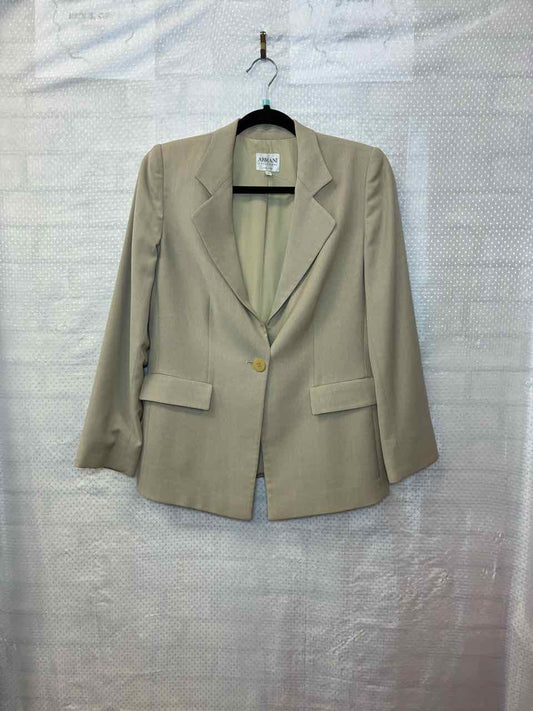 Armani Collezioni Toupe Blazer Jacket size 6 (matching bottoms too) size 6
