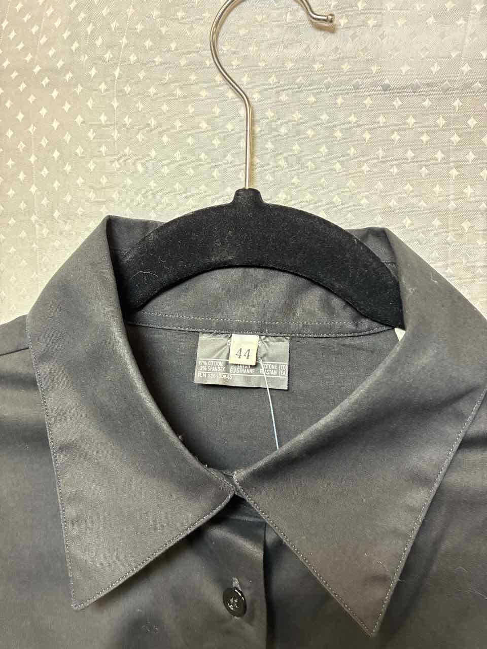 Ferragamo Black Blouse workers blouse Size 44