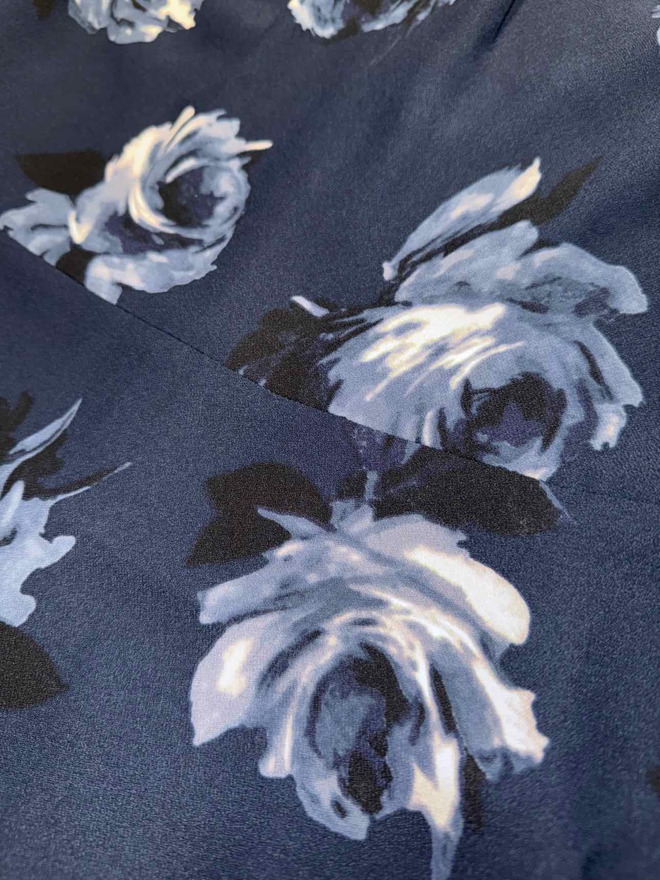 Kate Spade Navy Dress with Flower Pattern 8