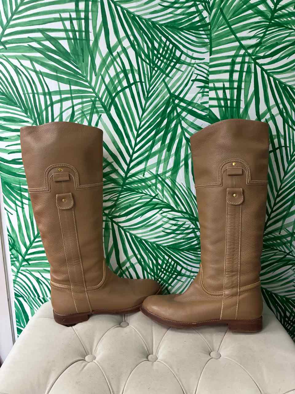 Chloe Size 39 Beige Riding Boots