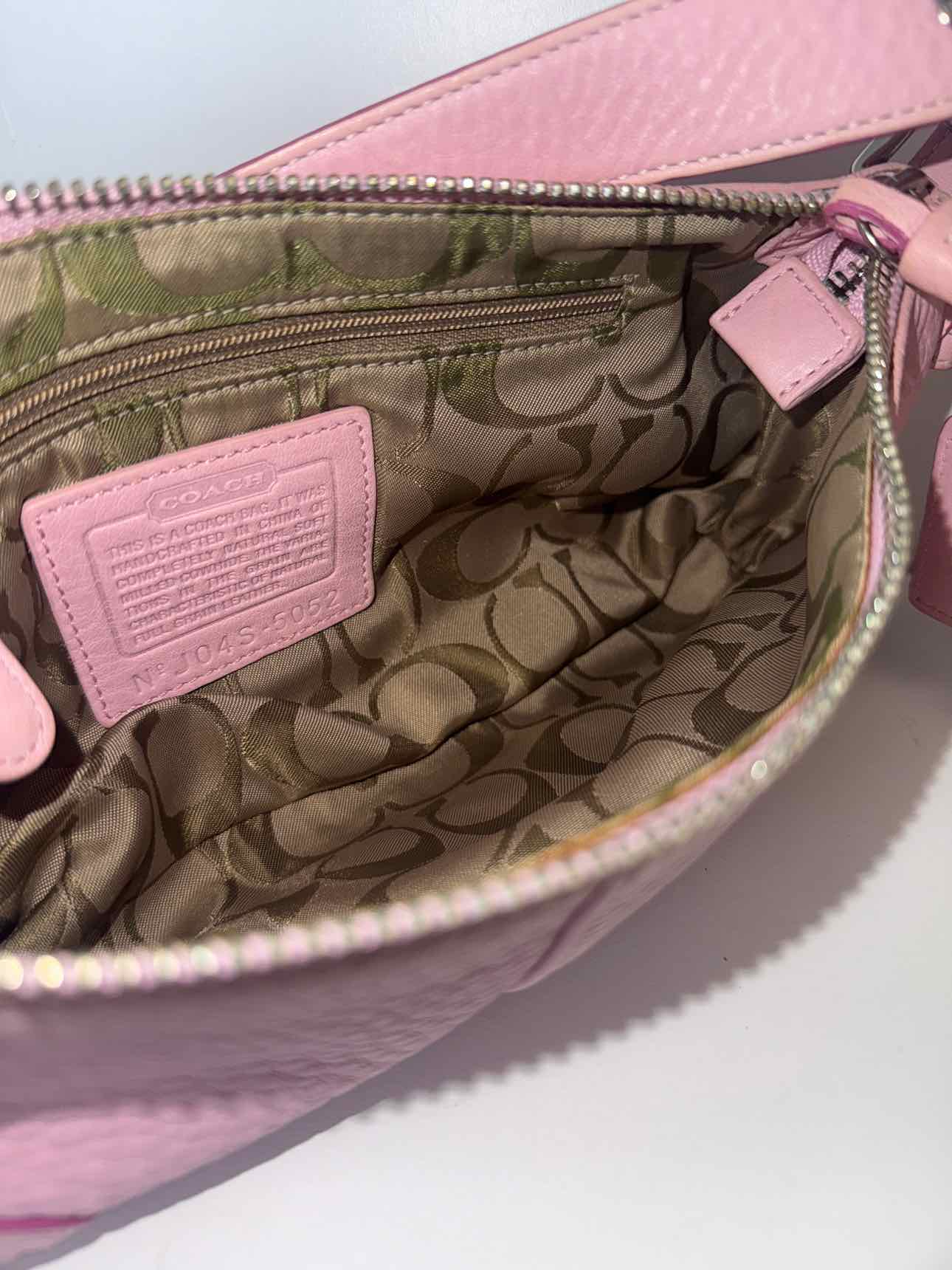Coach Pink Vintage Leather Shoulder Bag