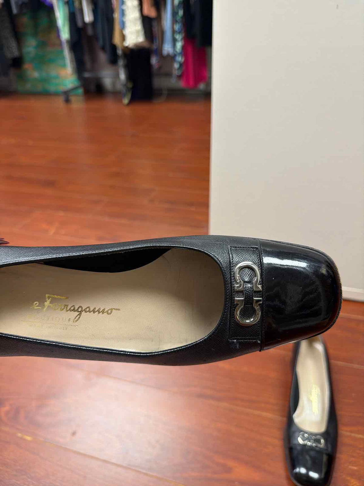 Ferragamo black loafers