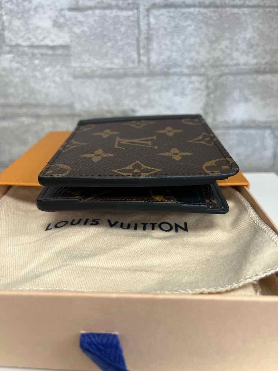 Louis Vuitton Multiple Brown and Black Monogram Macassar Canvas Wallet