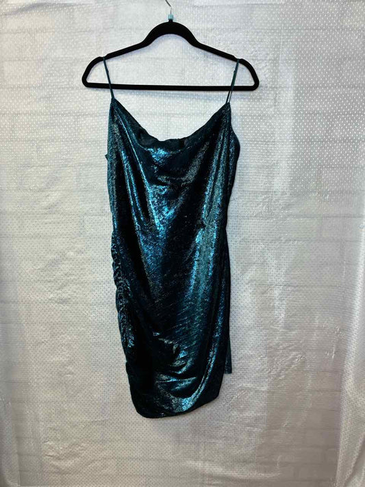 Cinq a Sept  Turquoise Mini Dress Size 8
