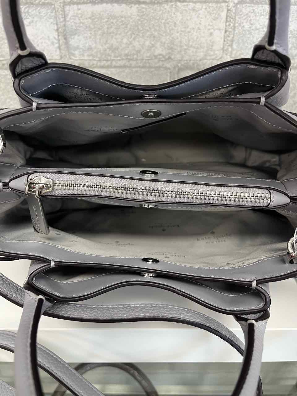 Kate Spade Gray Dumpling Mini Satchel