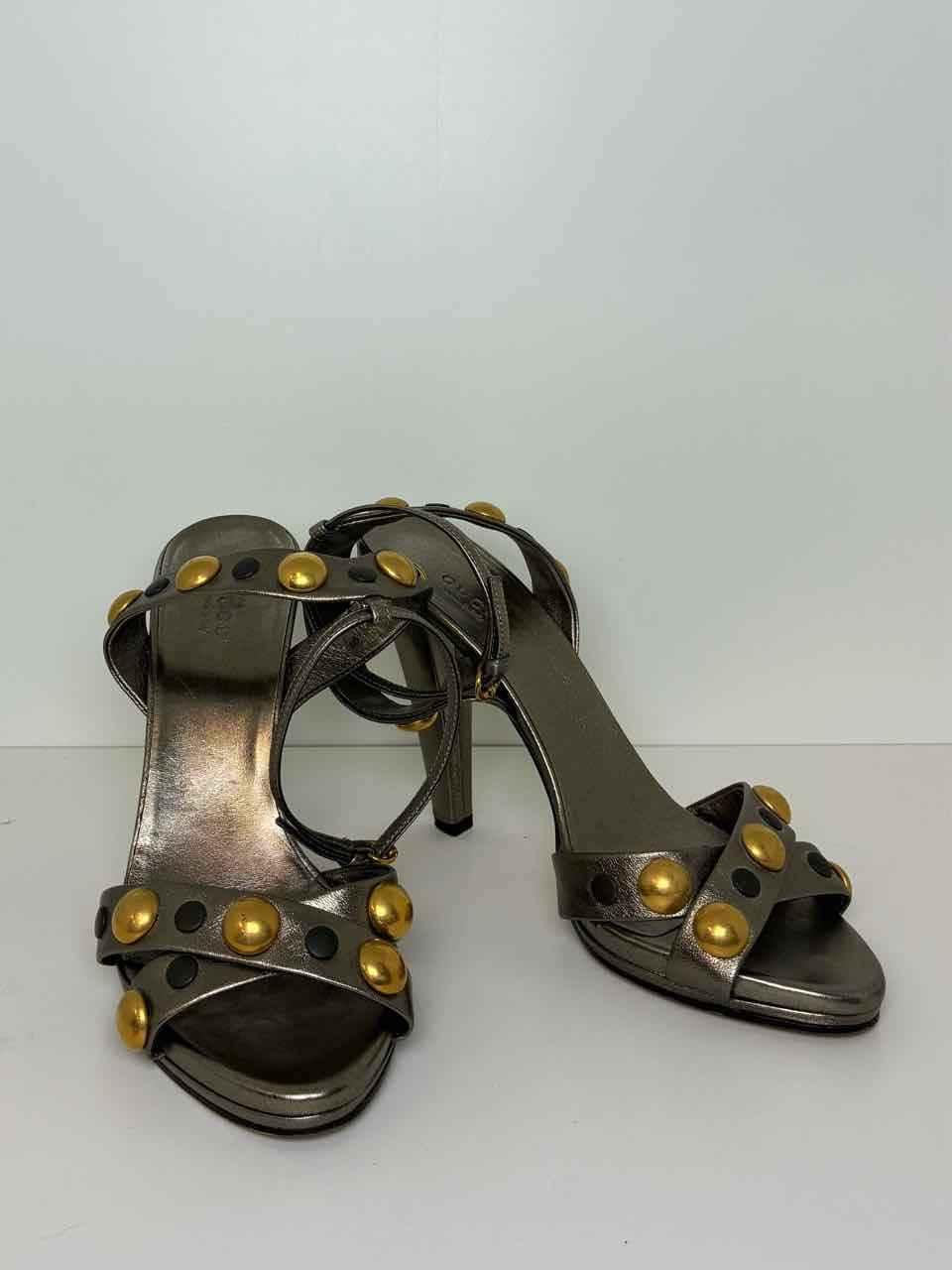 Gucci Bronze Shoe Size 8.5 Pumps