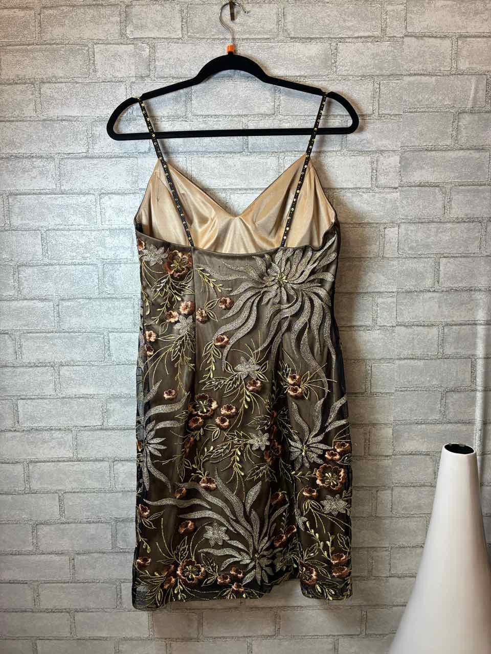 Size 10 Sue Wong Nocturne Brown Dress