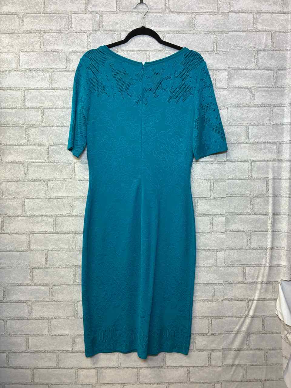 ST John Knit Teal Dress Size 10