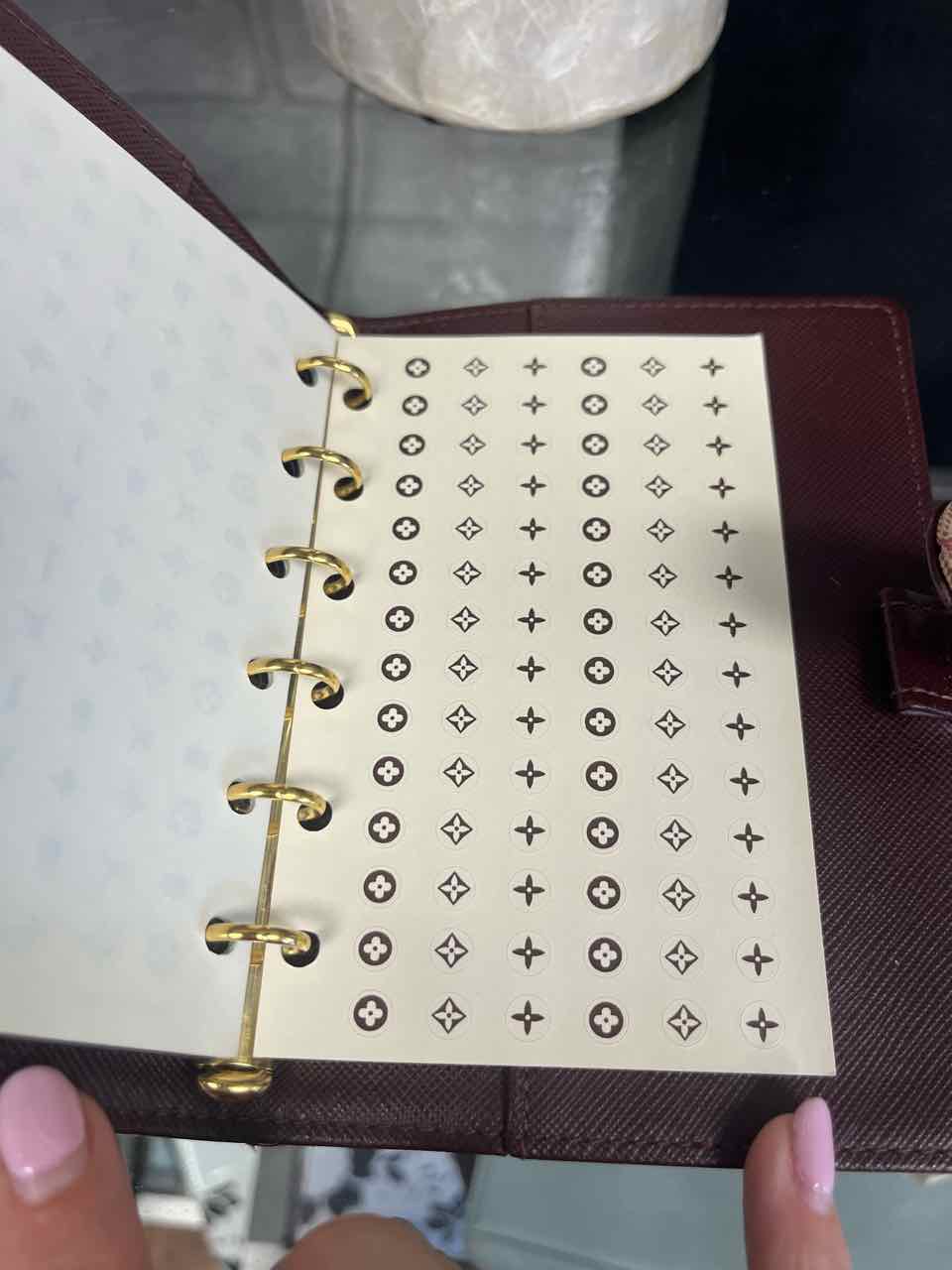 Louis Vuitton Mini Lin PM Red Agenda / Passport Holder