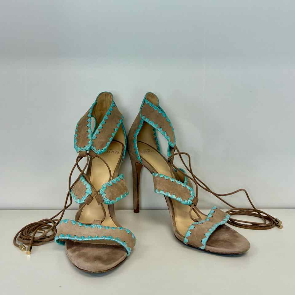 Alexandre Birman Beige Suede 36.5
