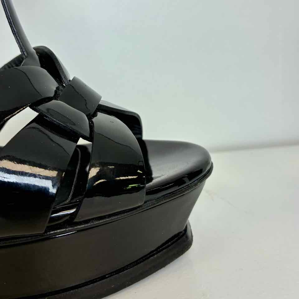 YSL Black Patent High Heel Size 38