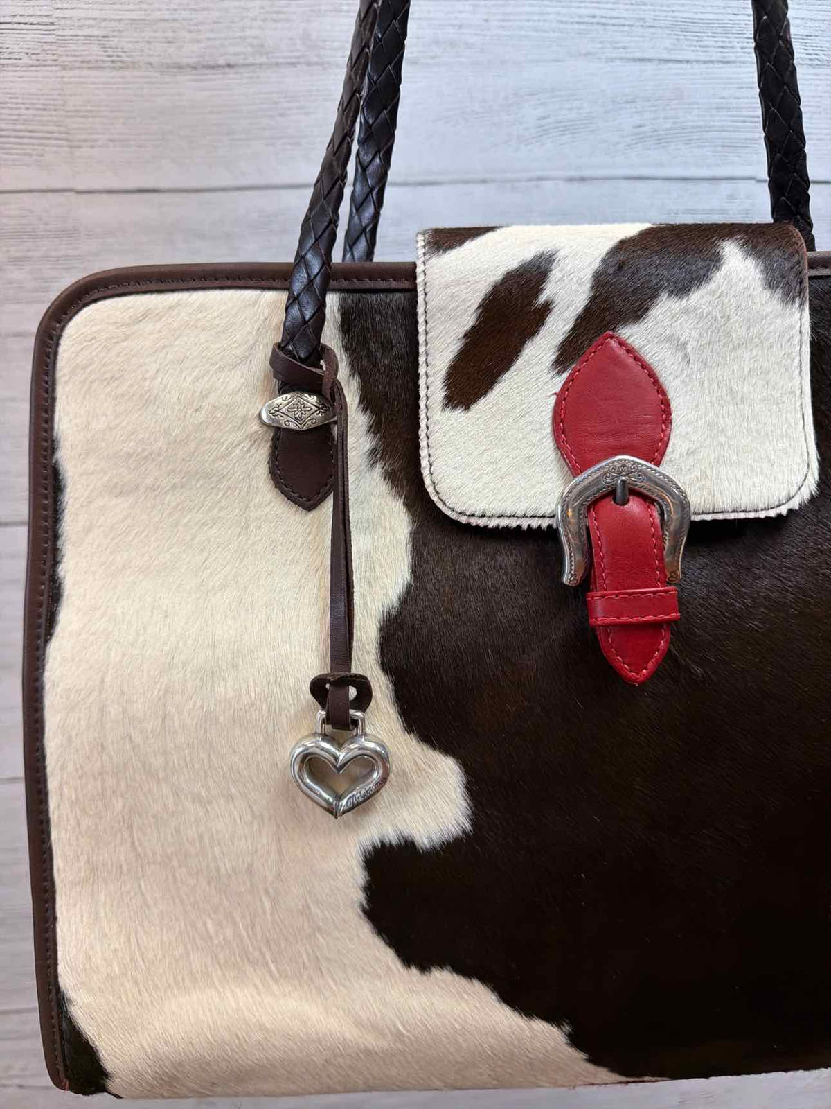 Brighton limited edition cowhide handbag