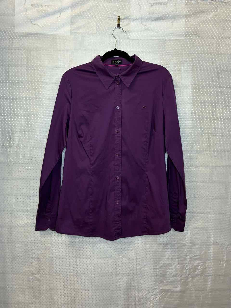 Escada Plum Blouse size 44
