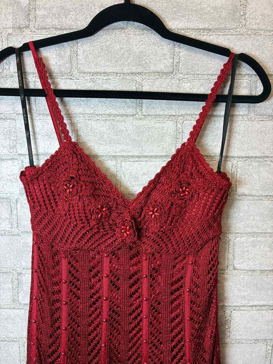 Size M Sue Wong Red Dress