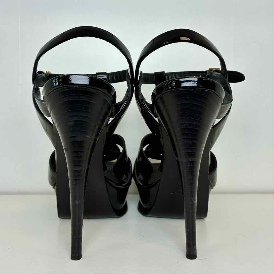YSL Black Patent High Heel Size 38