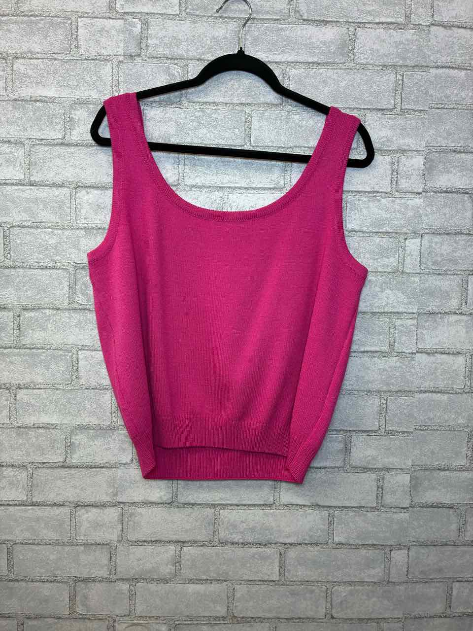 St John Knit Pink Tank Size 14