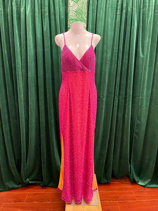 Size L Andretta Donatello Fuschia Dress